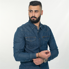 Load image into Gallery viewer, Denim Pocket Shirt