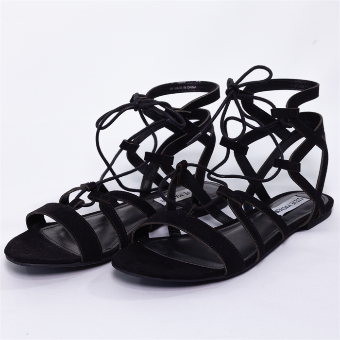 Strappy Suede Sandals