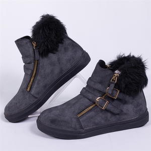 Suede and Fur Boots