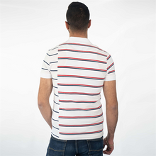 Load image into Gallery viewer, Striped Polo T-Shirt