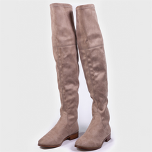 Load image into Gallery viewer, Thigh-High Suede Boots