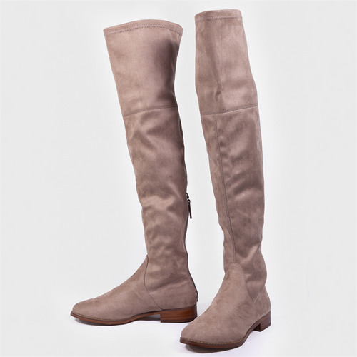 Thigh-High Suede Boots