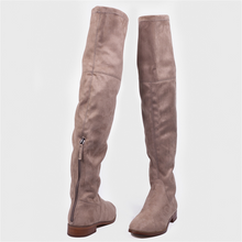 Load image into Gallery viewer, Thigh-High Suede Boots